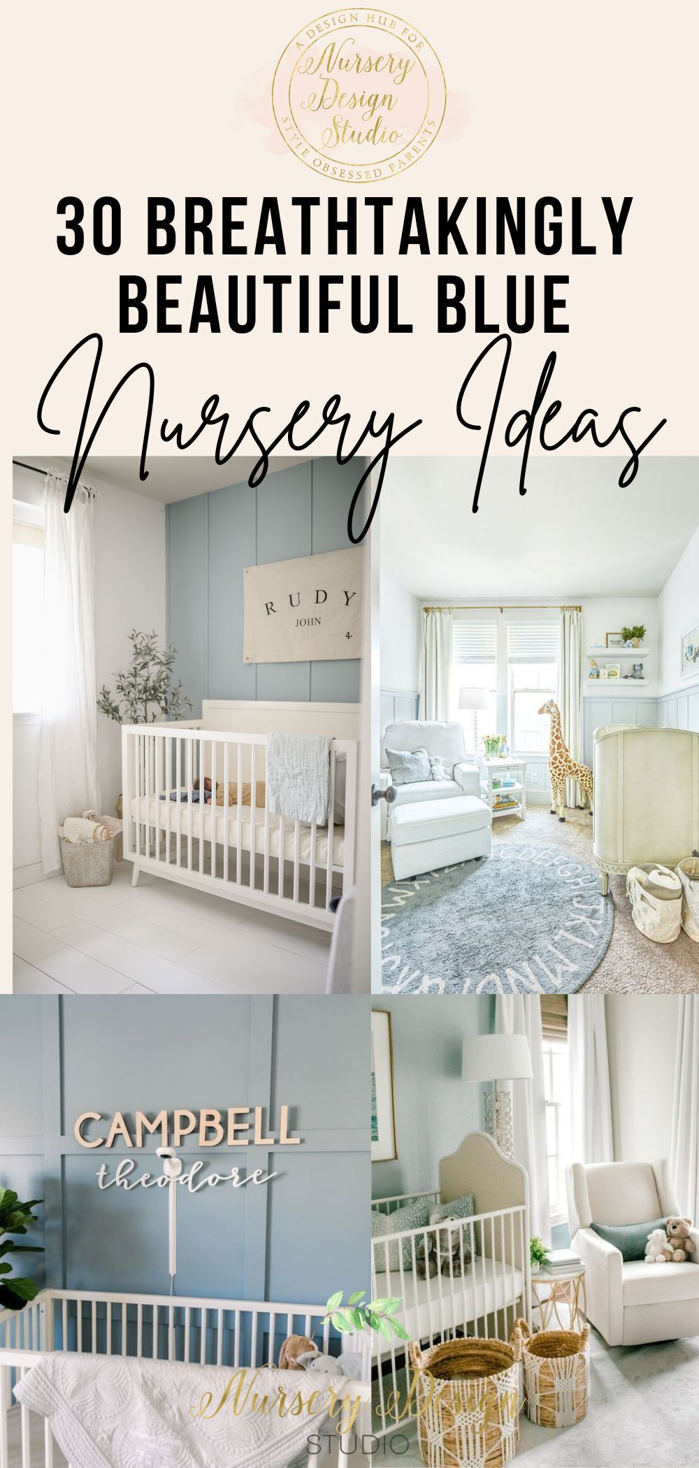 30 BREATHTAKINGLY BEAUTIFUL BLUE NURSERIES | Nursery Design Studio