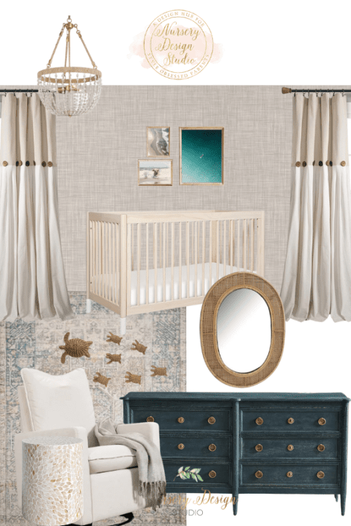 30 INCREDIBLY STUNNING COASTAL NURSERY IDEAS FOR A BEACHY VIBE ...