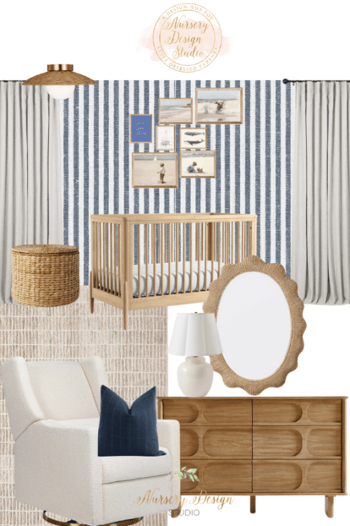 30 INCREDIBLY STUNNING COASTAL NURSERY IDEAS FOR A BEACHY VIBE ...